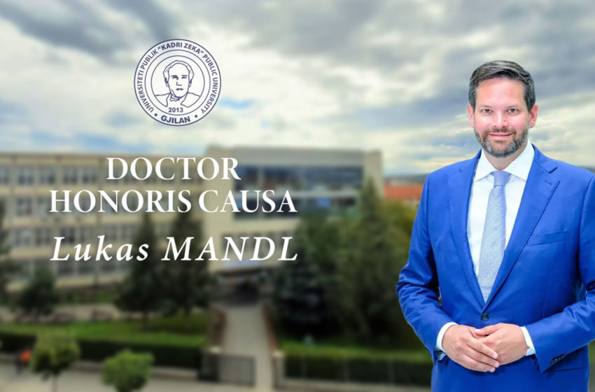  Mandl përveç titullin “Doctor Honoris Causa” do të merr shpërblimin Anëtar Nderi i Bordit të Këshillit të Bizneseve të Rajonit të Gjilanit