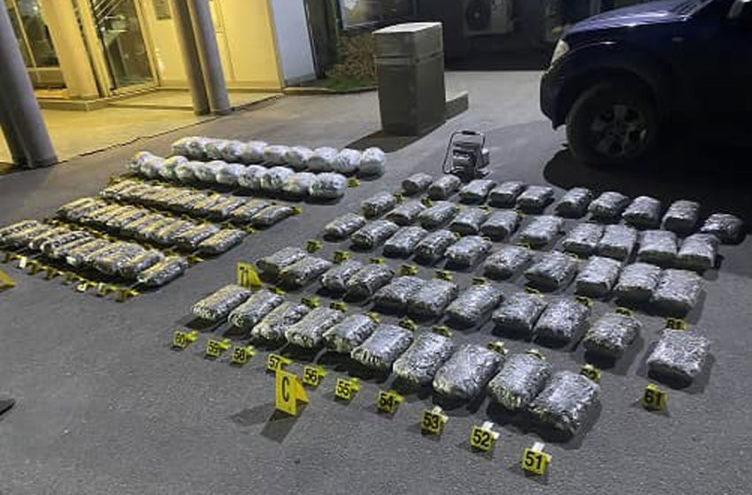  Policia e Kosovës arreston një person dhe sekuestron 107 kilogramë substancë narkotike