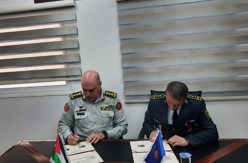  Nënshkruhet Plani bilateral ushtarak 2023 ndërmjet Kosovës dhe Jordanisë