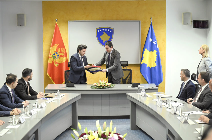  Nënshkruajnë Marrëveshje për Shërbime Ajrore në mes të Kosovës dhe Malit të Zi