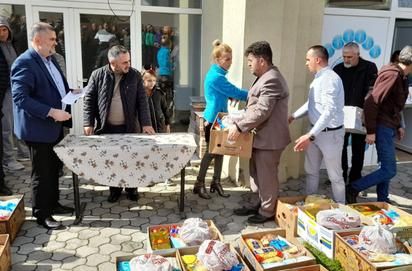  KBI në Gjilan, për natën e Kadrit ndau 150 pako ushqimore