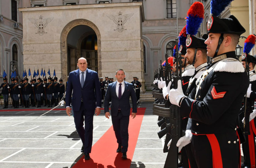  Ministri Mehaj u prit në takim nga Ministri i Mbrojtjes i Republikë së Italisë, Guido Crosetto