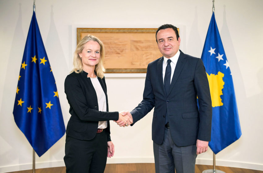  Kryeministri Kurti takoi Raportuesen për Kosovën në Parlamentin Evropian, Viola von Cramon