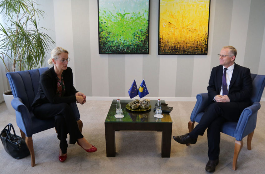  Zëvendëskryeministri Bislimi takoi Raportuesen për Kosovën në Parlamentin Evropian, Viola von Cramon