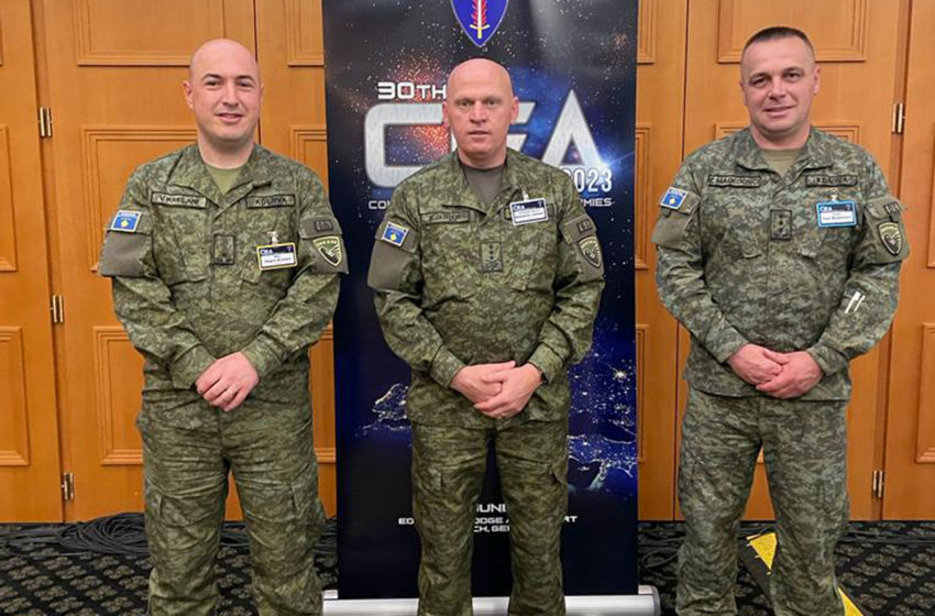  Komandanti i FSK-së merr pjesë në Konferencën e Ushtrive Evropiane (CEA 2023)
