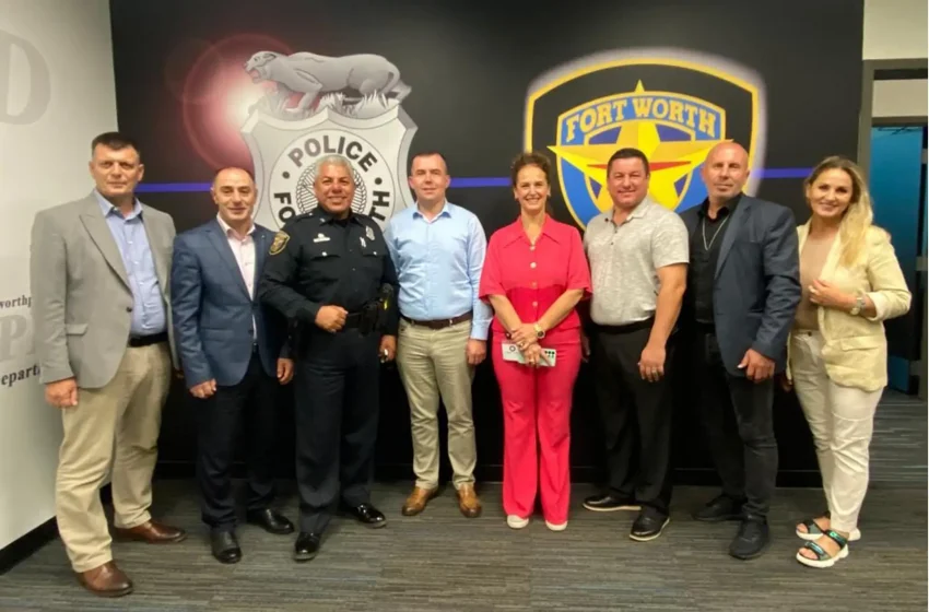  Delegacioni i IPK-së vizitoi Departamentin e Policisë në Fort Worth, Texas të SHBA-ve
