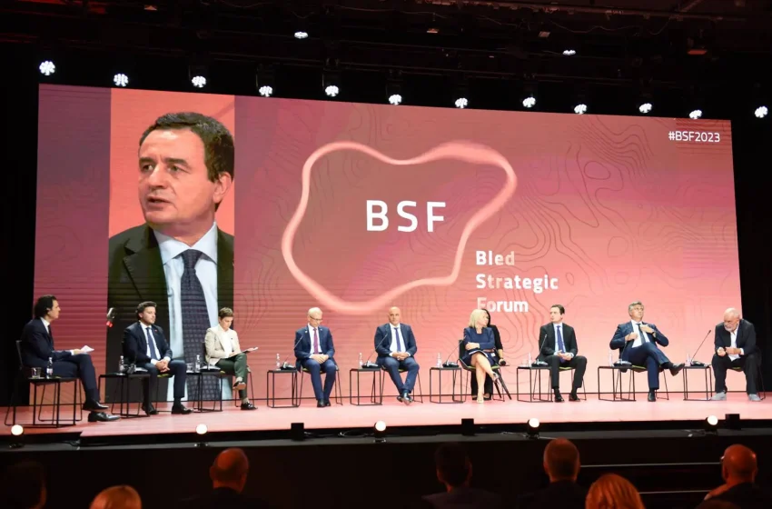  Kryeministri Kurti ishte pjesë e panelit të diskutimit të Liderëve në Forumin e Bledit për Siguri