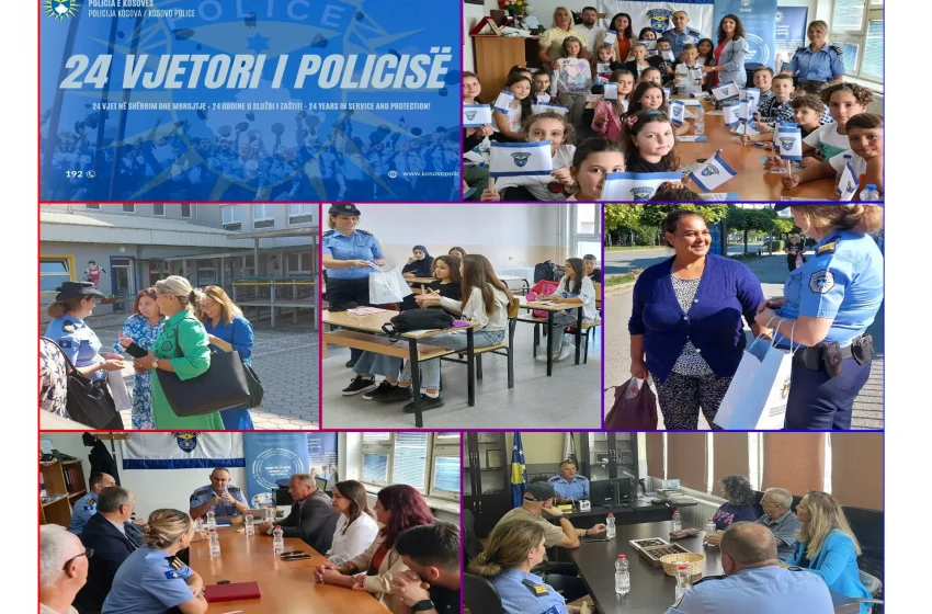  Gjilan: Shënohet 24-vjetori i Policisë së Kosovës