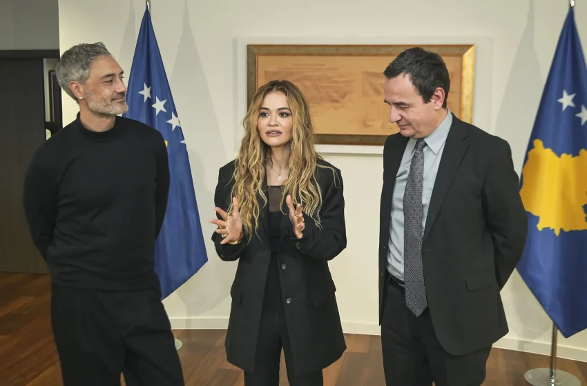  Kryeministri Kurti u takua me artisten e mirënjohur ndërkombëtarisht, Rita Ora