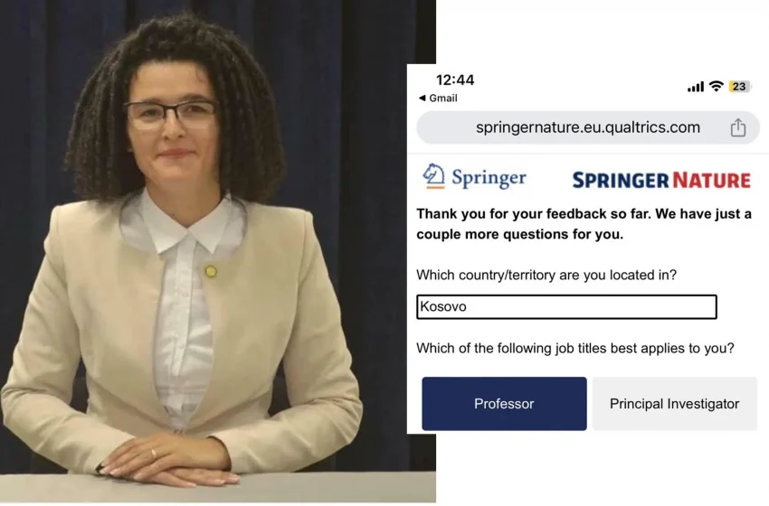  Prof. Ass. Dr. Lindita Nebiu Hyseni është ftuar Reviewer në Springer