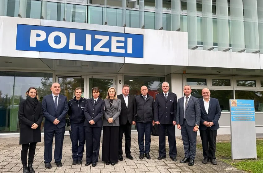  Delegacioni nga Policia e Kosovës realizoi vizitë studimore në Gjermani
