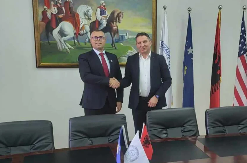  Rektori i UKZ-së, Artan Dërmaku priti në takim kryetarin e Shoqatës së Miqësisë Kosovë-Austri, Arsim Vranovci