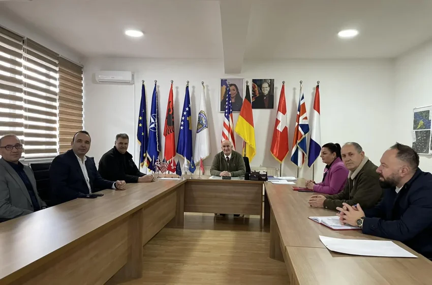  Kryetari i Vitisë priti në takim kryetarin e Rrjetit të Bizneseve Shqiptare në Gjermani me bashkëpunëtorë