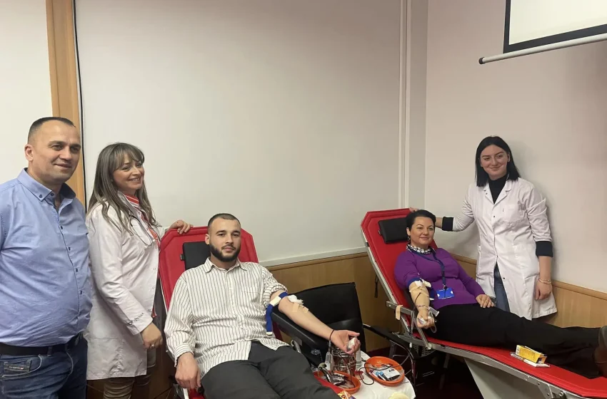  Realizohet aksioni i dhurimit vullnetar të gjakut në Ministri të Shëndetësisë