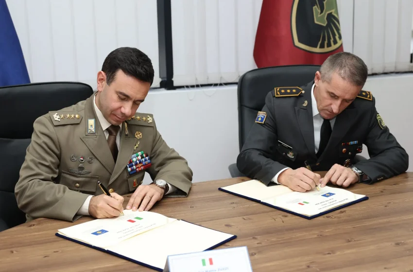  Nënshkruhet Plani Bilateral në fushën e mbrojtjes dhe sigurisë mes Kosovës dhe Italisë