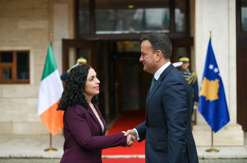 Presidentja Osmani në takim me kryeministrin e Irlandës, Leo Varadkar: Kosova e meriton statusin e vendit kandidat për BE