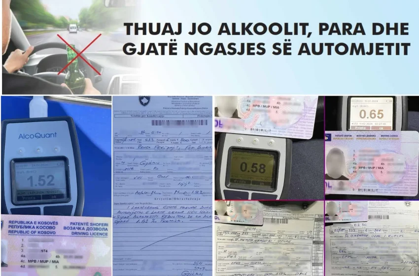  Rajoni i Gjilanit: Brenda javës konfiskohen 24 patentë shofer