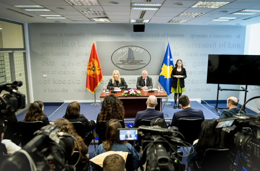  Nënshkruhet marrëveshja dypalëshe mes Republikës së Kosovës dhe Malit të Zi