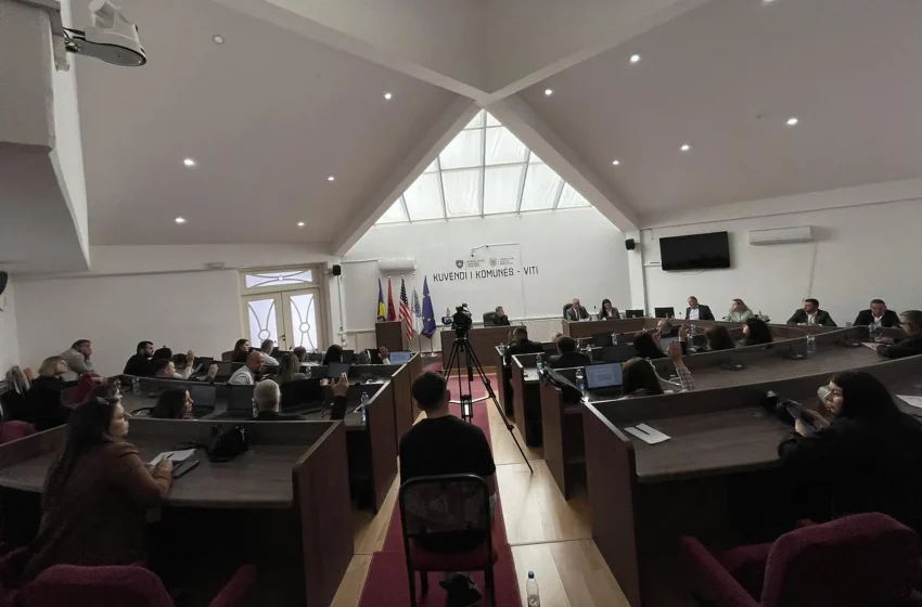  Kuvendi Komunal i Vitisë mbajti mbledhjen e katër të rregullt