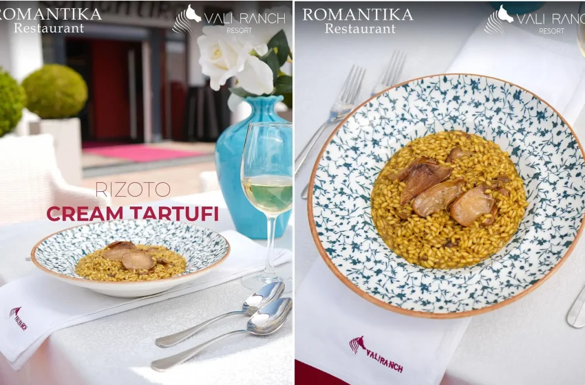  Shija më e re në Restaurant Romantika – Rizoto Cream Tartufi