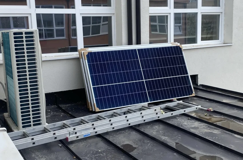  Shkolla teknike në Gjilan përfiton donacion panele solare me kapacitet 4kW