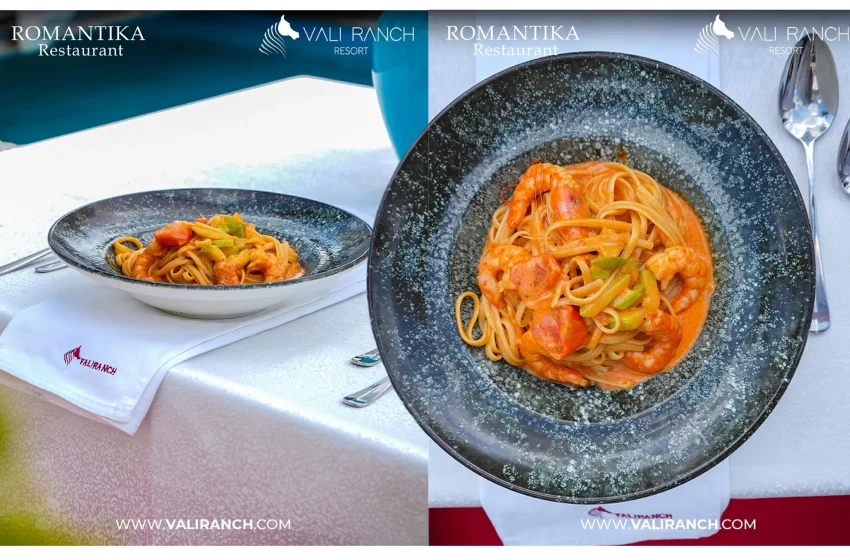  Shijoni Linguini në Restaurant Romantika në Vali Ranch