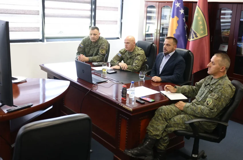  Ministri Maqedonci dhe gjeneral Jashari morën pjesë në takimin virtual të radhës të Grupit të Kontaktit për Mbrojtjen e Ukrainës