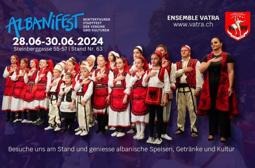  Në 50 vjetët e fundit të Albanifest, për herë të parë ansambli “Vatra” përfaqëson kulturën dhe traditën shqiptare!