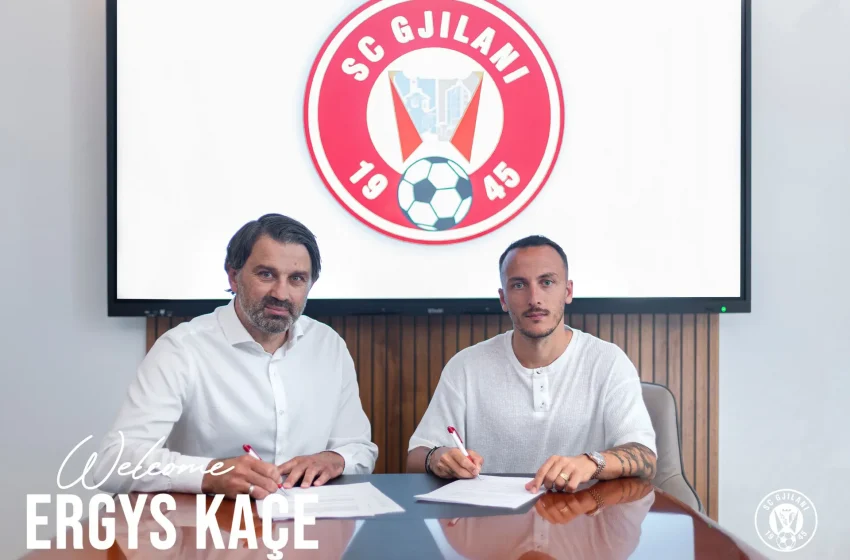  Ergys Kaçe bëhet futbollist i Gjilanit
