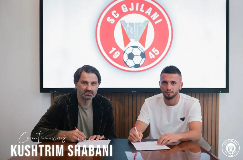  Sport Club Gjilani rinovon kontratën me futbollistin Kushtrim Shabani