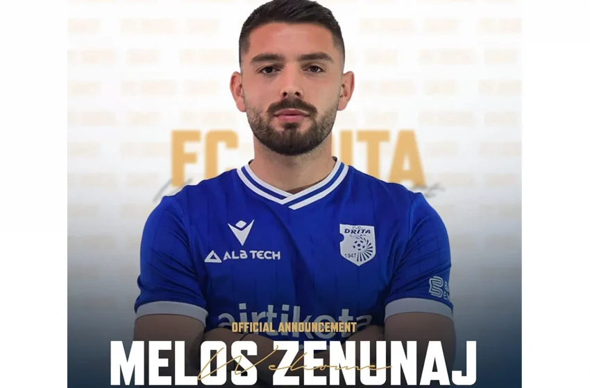  Melos Zenunaj nënshkruan me FC Drita