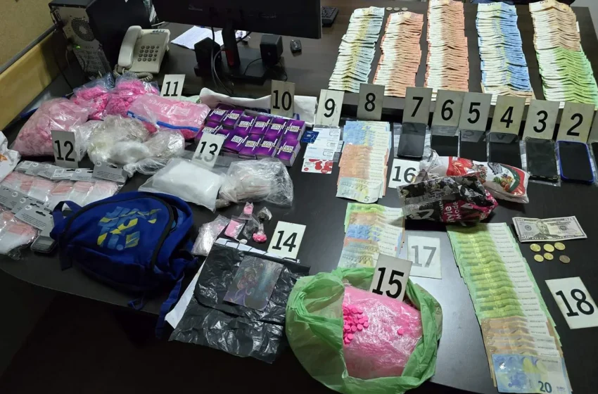  Policia e Kosovës arreston 6 persona dhe konfiskon substancë narkotike në vlerë mbi 200 mijë euro