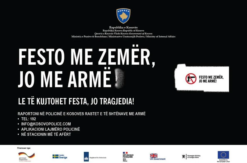  Policia: Festoni me zemër e jo me armë, mos e shndërroni gëzimin në hidhërim!