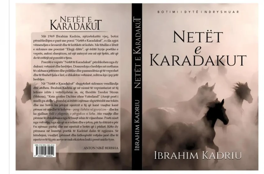  “Netët e Karadakut” nismë e mbarë e shtegtimit poetik të Ibrahim Kadriut