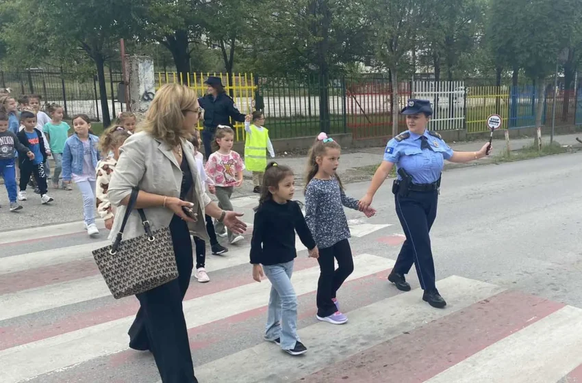  Siguria e fëmijëve gjatë rrugëtimit për në shkollë dhe familjarizimi i tyre me komunikacionin rrugor 