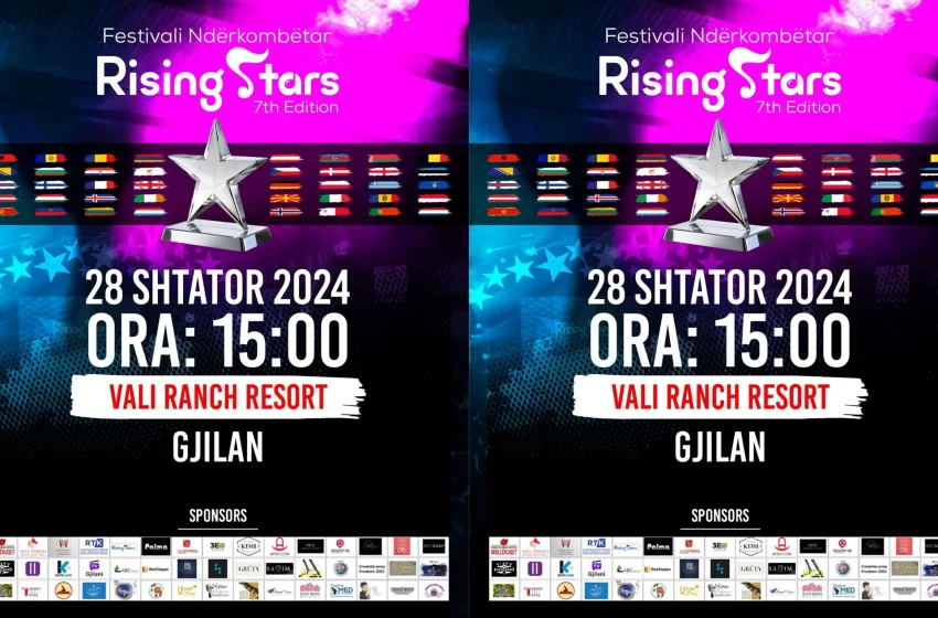  Rising Stars një Festival Internacional i muzikës që do të mbahet në Vali Ranch Resort