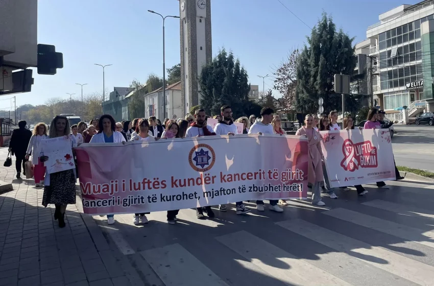  MARSHI kundër kancerit të gjirit në kuadër të muajit “ROZË”