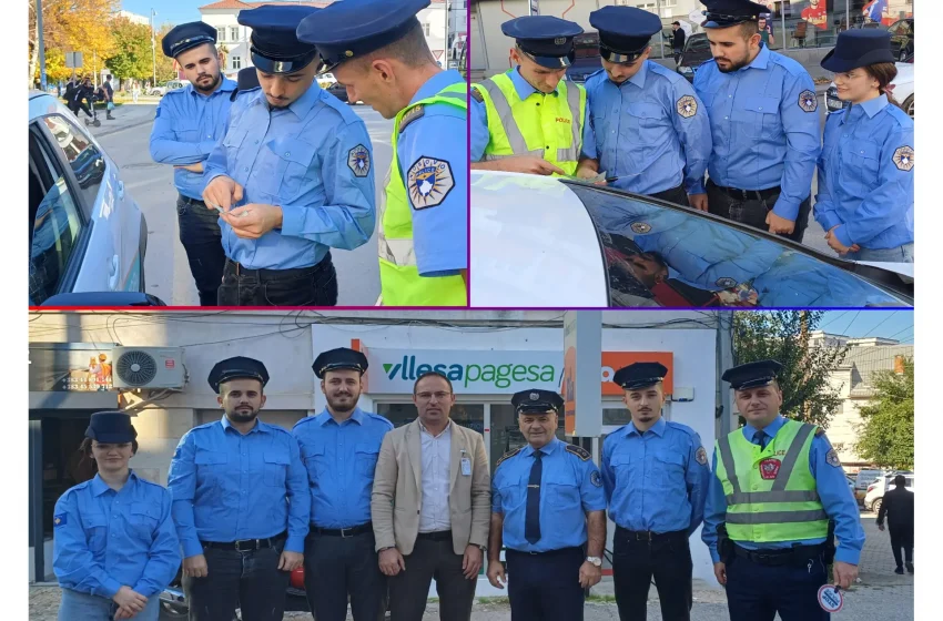  Aktivitete për siguri në trafikun rrugor të Policisë së Gjilanit me studentë