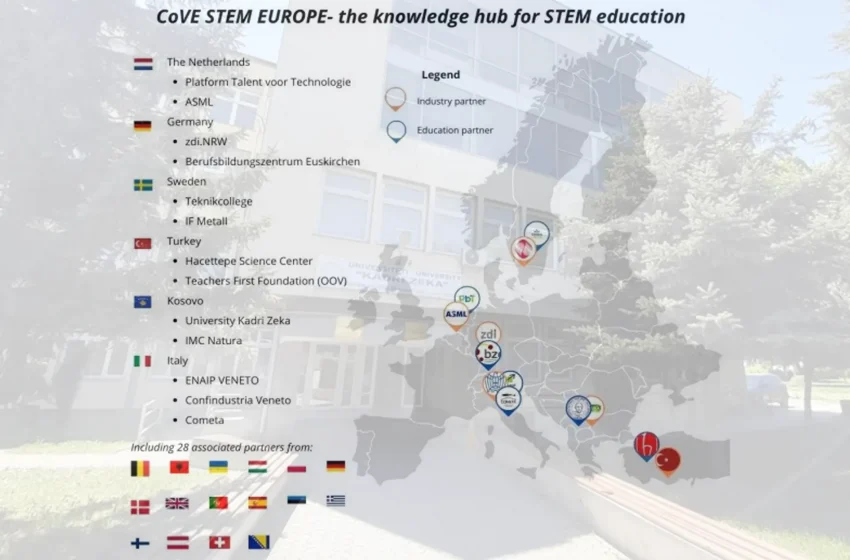  UKZ përfituese e projektit STEM EUROPE nga grupi i projekteve evropiane ERASMUS Lump Sum Grants