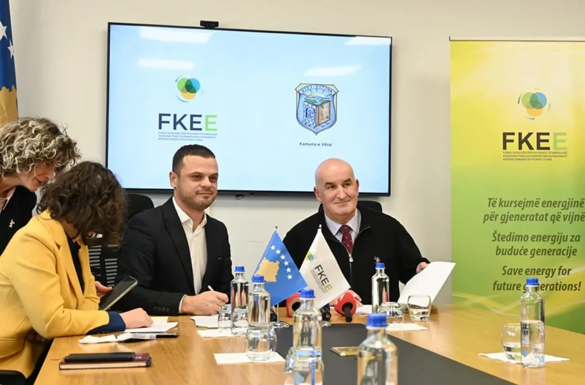  Komuna e Vitisë me pesë projekte me Fondin e Kosovës për Efiçiencë të Energjisë