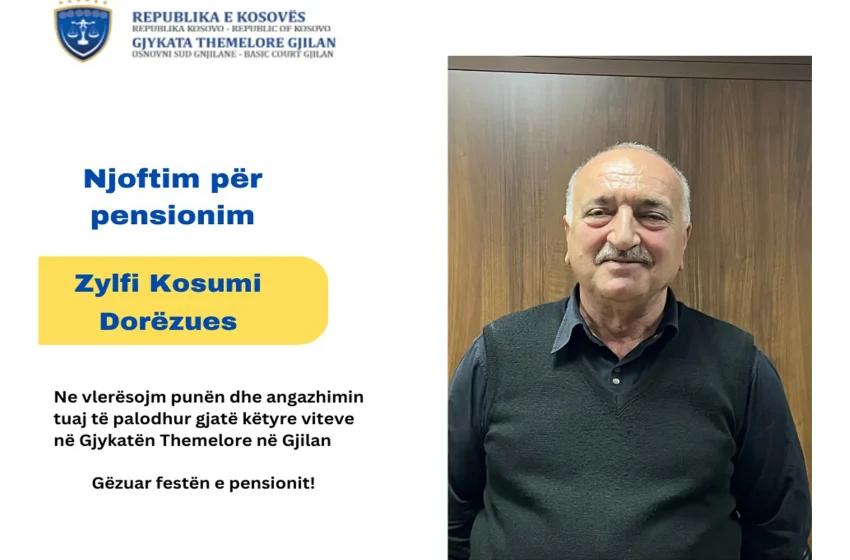  Pensionohet Zylfi Kosumi