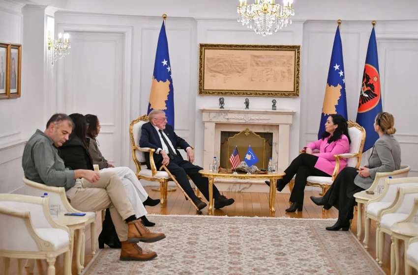  Presidentja Osmani priti në takim Ambasadorin William G. Walker