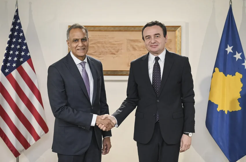  Kryeministri Kurti mirëpriti Zëvendës Sekretarin e Shteteve të Bashkuara të Amerikës për Menaxhimin dhe Resurset, Richard Verma