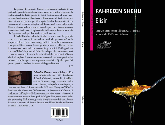Poetit Shehu i botohet në Itali libri me poezi “Eliksir”