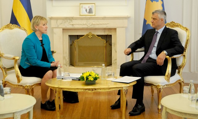 Presidenti Thaçi: Kosova është mirënjohëse për përkrahjen e Suedisë