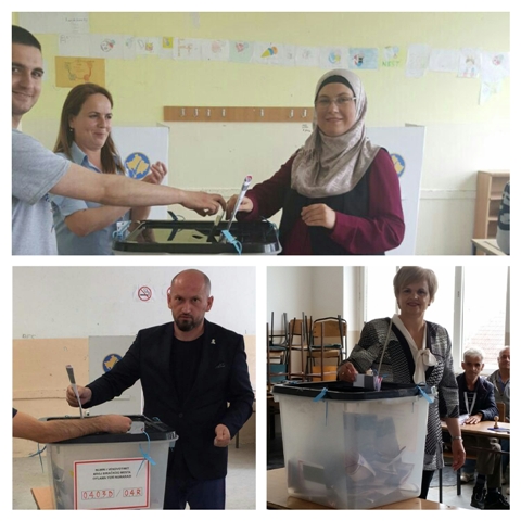Votojnë  kandidatët e koalicionit të LDK-së në Gjilan