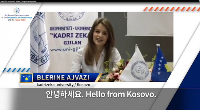 Studentja e Universitetit  ‘’Kadri Zeka’’ përfaqësuese e Kosovës në Samitin e radhës në Korenë Jugore