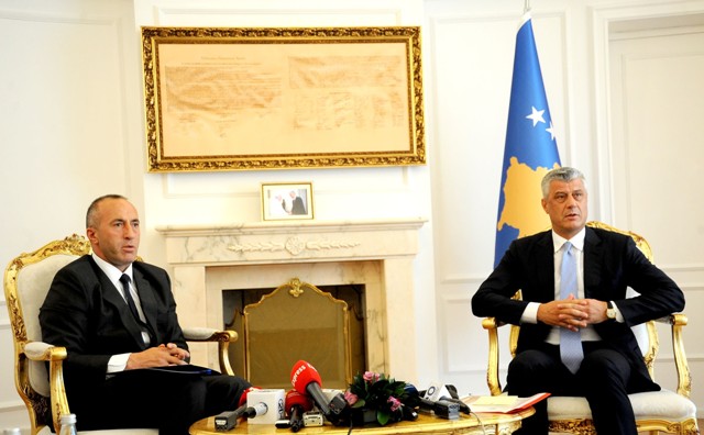 Presidenti Thaçi priti Kryeministrin e Kosovës, Ramush Haradinajn