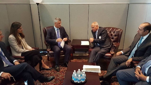Presidenti Thaçi kërkon njohjen e shteteve anëtare të Ligës Arabe