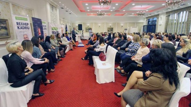 Kadriu: Çdo femer që krijon biznes të saj, do ti japim nga tre mij Euro për vitin e parë të veprimtarisë